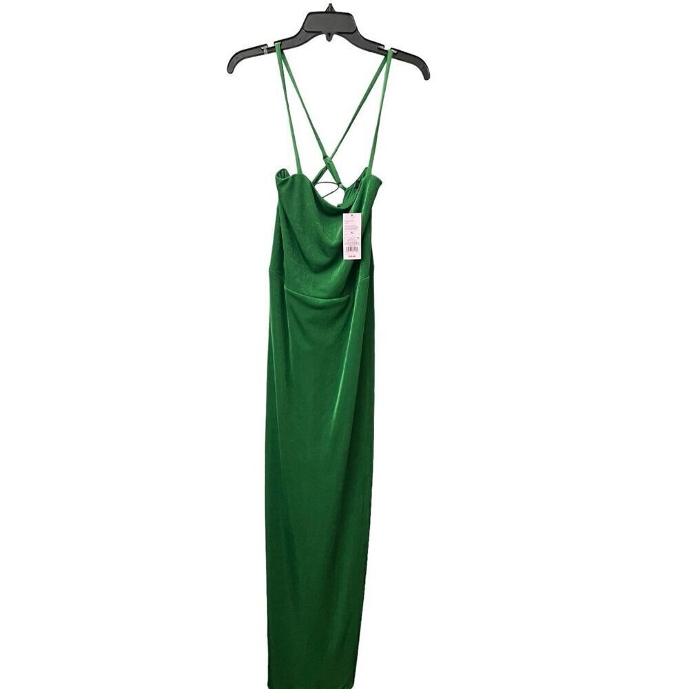 Women's Lace-up Back Maxi Bodycon Dress  Wild Fable  Green  XL